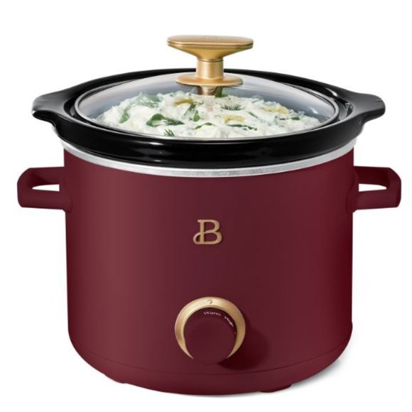 beautiful Other - Beautiful Kitchenware® 2 qt Slow Cooker Merlot by Drew Barrymore NWT